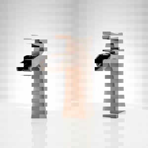 Single Handle Monoblock Bathroom Sink Faucet in Oil Rubbed Bronze